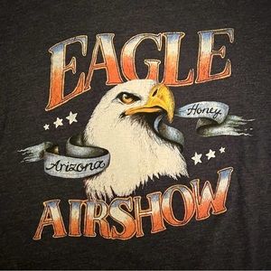 COTTON ON • “The Relaxed Tee” Eagle Airshow Arizona Honey Gray T-Shirt Womens XS